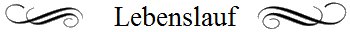 Lebenslauf